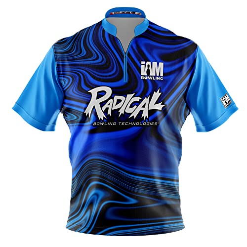 Logo Infusion Dye-Sublimated Bowling Jersey (Sash Collar) - I AM Bowling Fun Design 2035-RD - Radical (X-Small) Multicolored