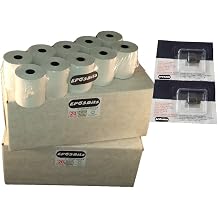 Brand 40 Rolls + 2X Ink for Olivetti ECR7100 ECR 7100 Cash Register