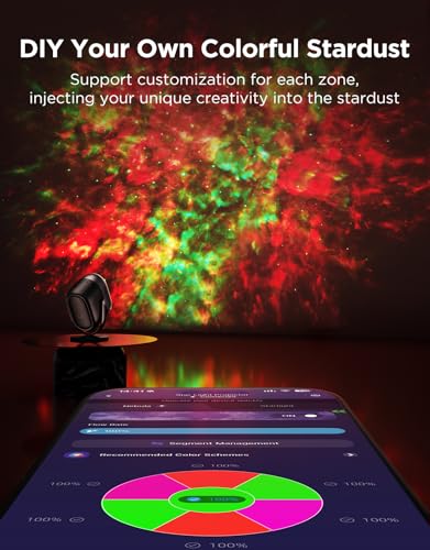Image of Govee Star Projector Lights, 7-Zone Nebula Effect, Compatible with Matter