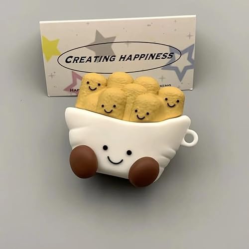 Miniatura 8 de Funda compatible con Airpods 4 2024, bonita funda de AirPods4 de dibujos animados, funda protectora de silicona suave Kawaii para Apple Airpods 4