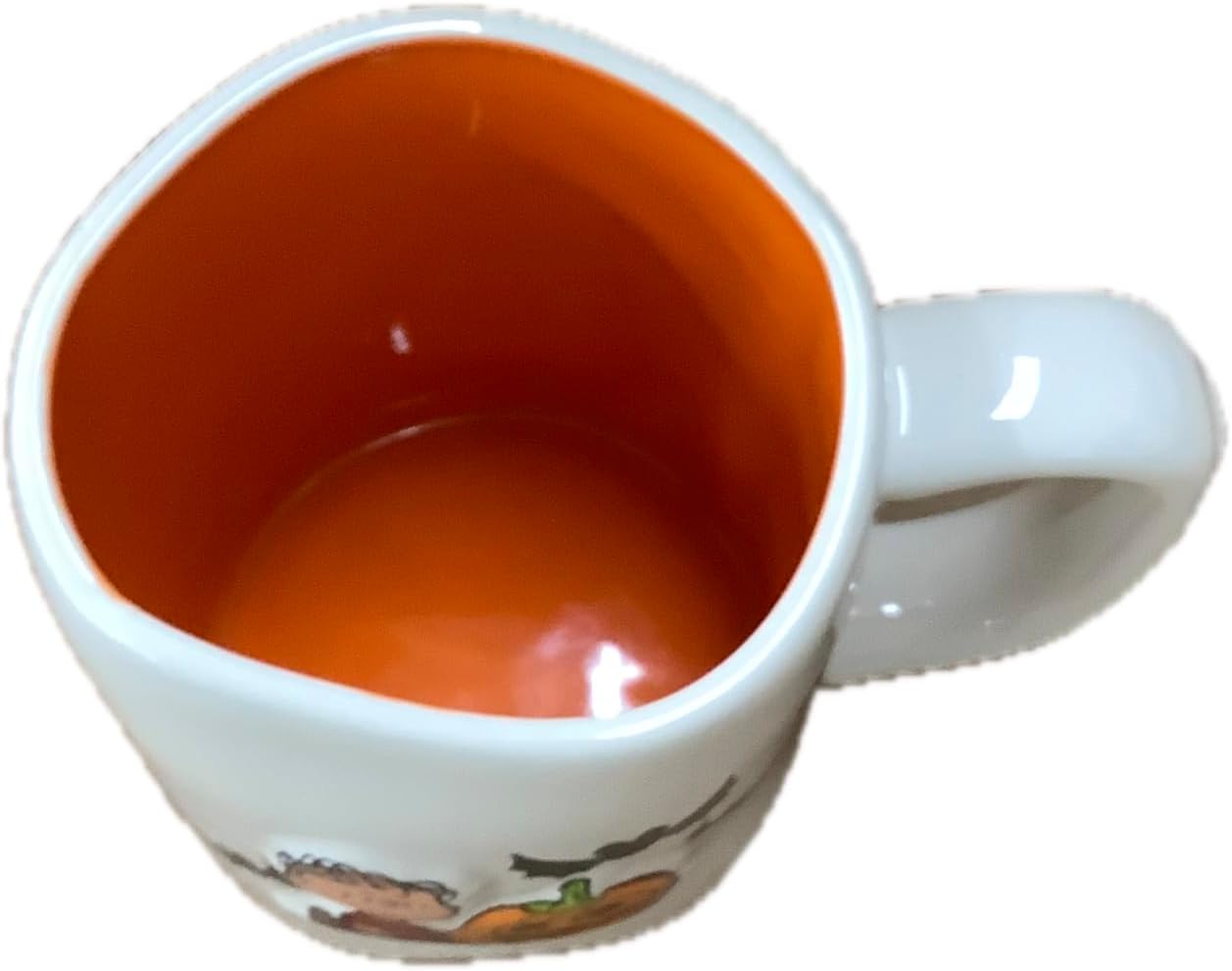 Rae Dunn Peanuts Halloween Ceramic Coffee Tea Mug, Charlie Brown & Bats (Spooky) - Image 5