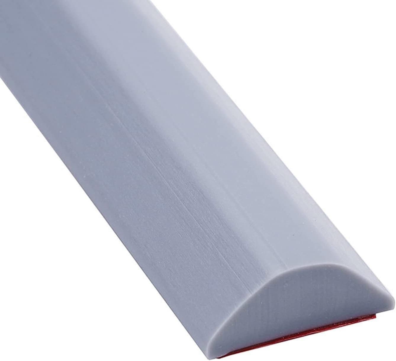 Tira de sellado para mampara de ducha plegable para umbral de ducha, tapón de agua de silicona para inundación, separación seca y húmeda, tira de bloqueo de agua (gris, 7 m)