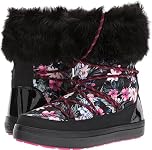 Crocs Lodgeptgrpbtw, Womens Snow Boots, Multicolour (Tropical/Black), 3 (34/35 EU)