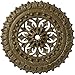 Ekena Millwork CM18SKMMC Sellek Ceiling Medallion, 18 1/2"OD x 7/8"ID x 1 1/2"P, Hand-Painted Mississippi Mud Crackle