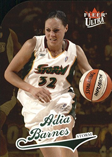 2004 Ultra WNBA Gold Medallion #17 Adia Barnes WNBA Basketball Trading Card