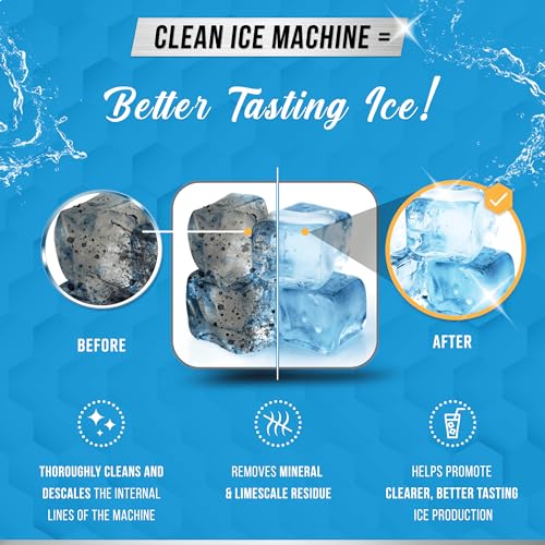 image for ACTIVE Ice Machine Cleaner Maker Descaler - 32 fl oz (8 Uses) Nickel S