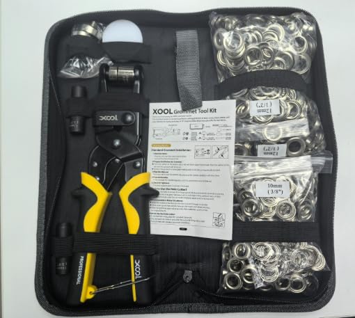 XOOL 10mmと12mm兼用のハトメパンチ