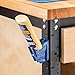 Rockler Glue Bottle Dock Station - No Leak Glue Bottles for 4oz, 8oz, & 16oz - One-Handed Access Upside Down Bottle Holder w/Built-in Opener - Easy to Mount Wood Shop Tools for Adhesives