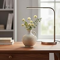 Vista 6 de Florero de cerámica beige y blanco de 6 pulgadas