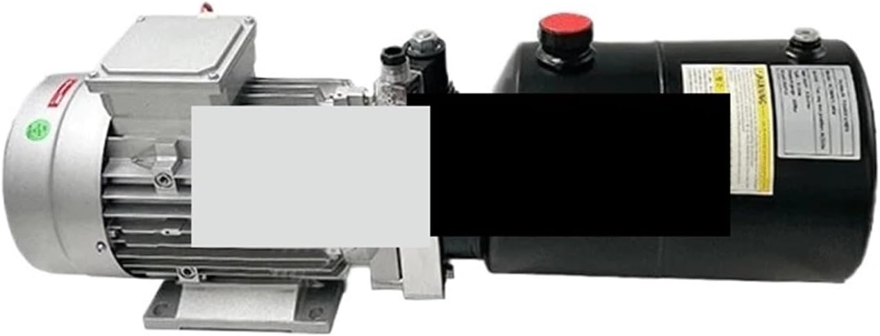 Electric Hydraulic Pump 220v Hydraulic Power Unit Electric Pump Hydraulic Oil Station Oil Pump(Silver)