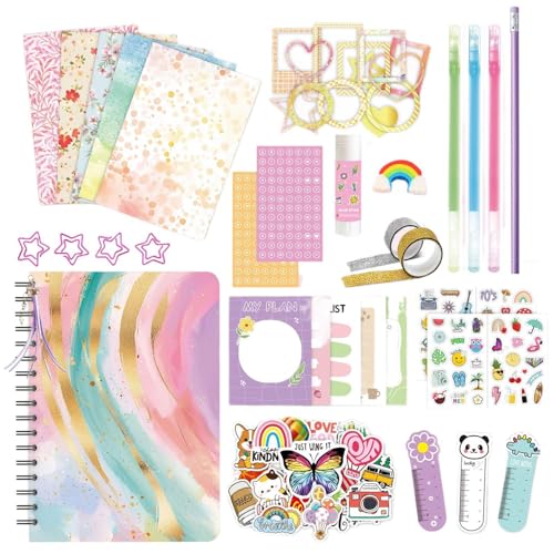 Ensemble de journaux pour filles pour créer un premier album de souvenirs personnalisé