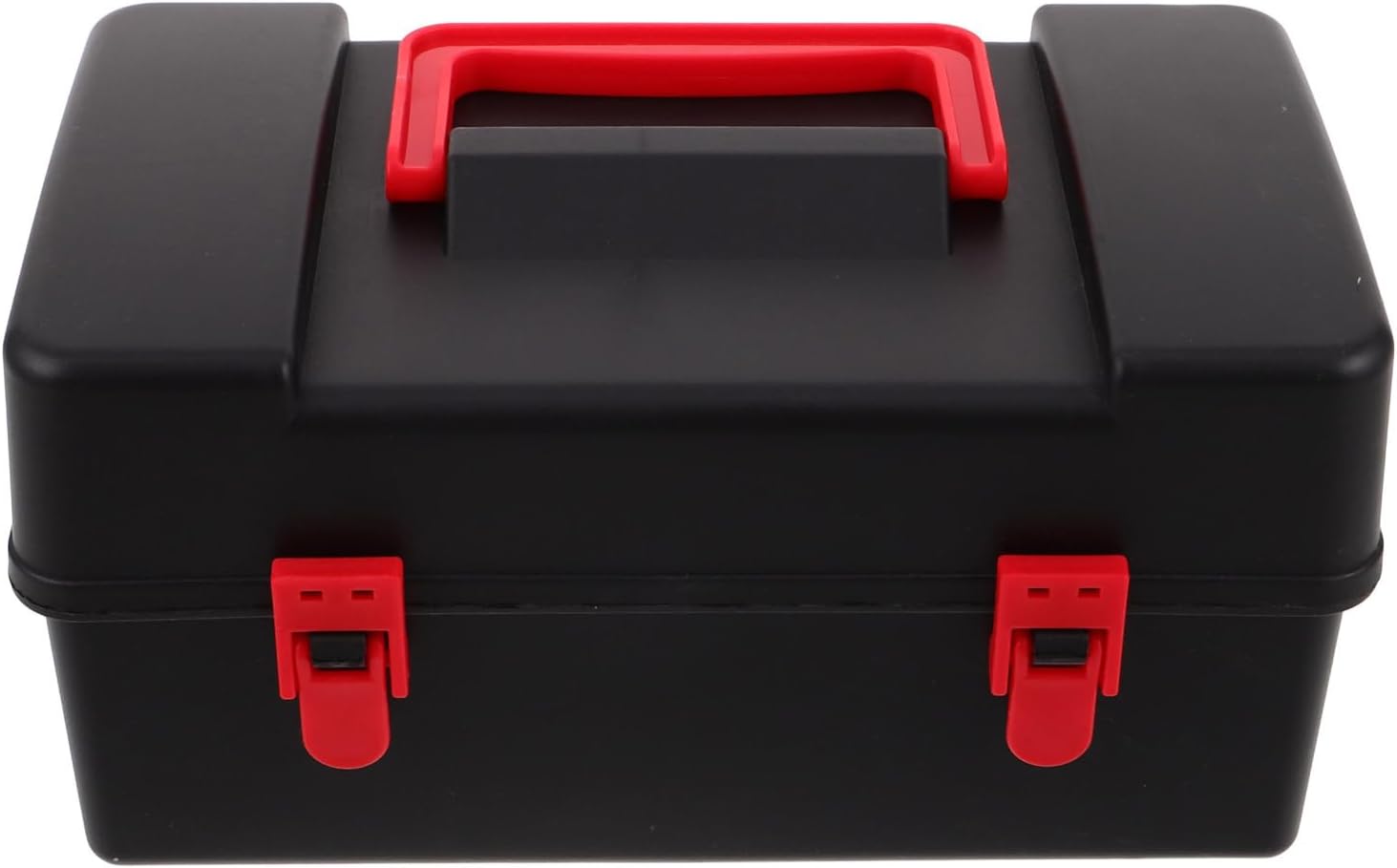 Toyvian Battling Top Storage Case: Gyro Organizer Case with 8 Internal Compartments, Protective Sponge Liners & Handle, Plastic Carrying Box for Travel, Home Storage & Kids Birthday Favor