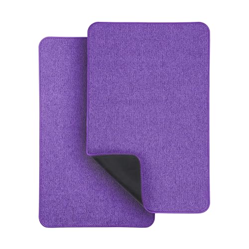 Bath Mat,Ultra Thin Bathroom Rugs,Rubber Bath Mats for Bathroom,No Slip Bath Rugs,Quick Dry,Machine Washable,Low Pile,Absorbent,Shower Outside,Sink,Ho