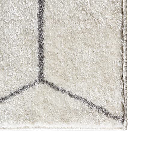 Unique Loom Trellis Frieze Collection Area Rug - Geometric (4' 1 Unique Loom Trellis Frieze Collection Area Rug - Geometric (4' 1