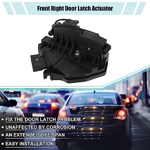 Image of ACROPIX Front Right Side Door Latch Actuator Fit for Ford Focus Escape Fiesta Edge Fusion - Pack of 1 Black