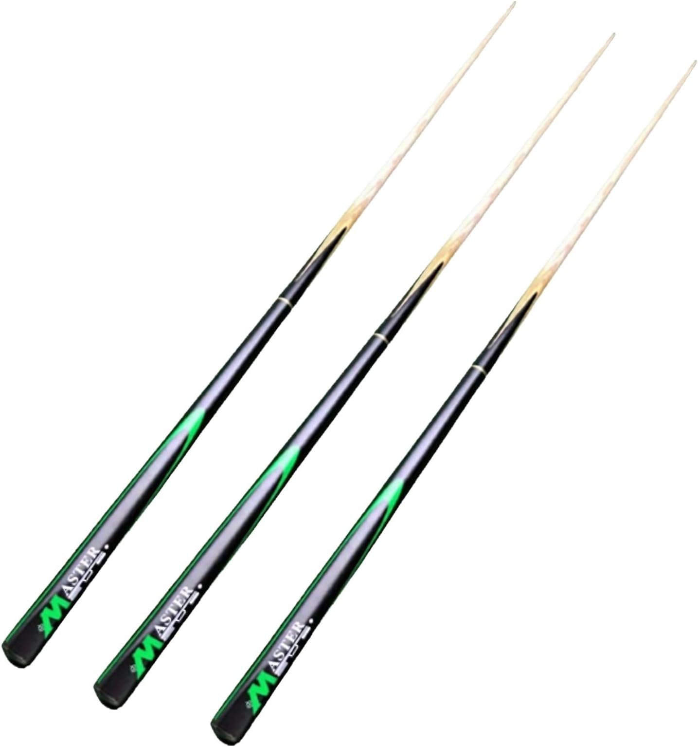 JBB Billiard Snooker and Pool Cue Stick (9mm Tip Size) - 3 Pcs