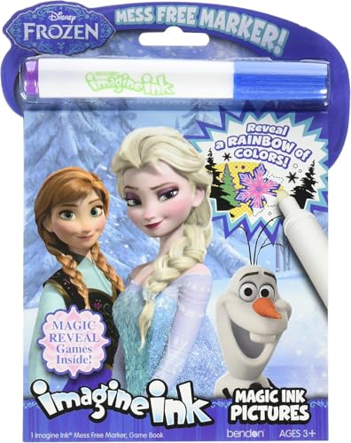 Image of Disney Frozen Imagine Ink Magic Ink Pictures Bendon 10988