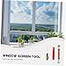 LIFKICH 1Set Window Screen Repair Kit with Durable Roller Tool Remover Hook Spline Accessory for Easy DIY Screen Fixing and Maintenance