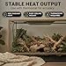 Vivarium Electronics Radiant Heat Panels Made in USA 40W–Premium Reptile Heater Mounts Easily with Stainless Steel Screws Reptile Heat Panel, Snake Heater, Bearded Dragon and Hermit Crab Accessories