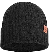 OZERO Winter Beanie Mütze mit Warmfleece Unisex Strickmütze für Herren und Damen