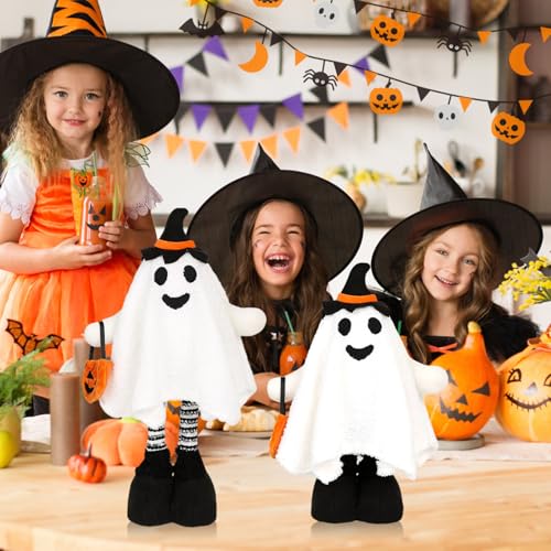 Fantôme d'Halloween télescopique : solution de décoration maison compacte - 6