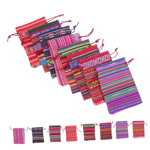 Sacs de bonbons à cordons pochette surprise pour sachets cadeaux de Noël
