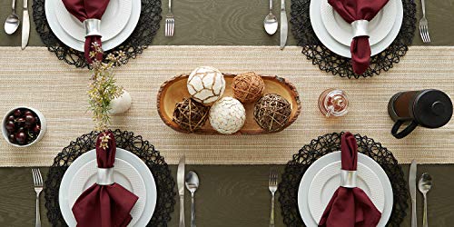 DII Variegated Tabletop Collection, Table Runner3x72, Taupe by DII - Image 5