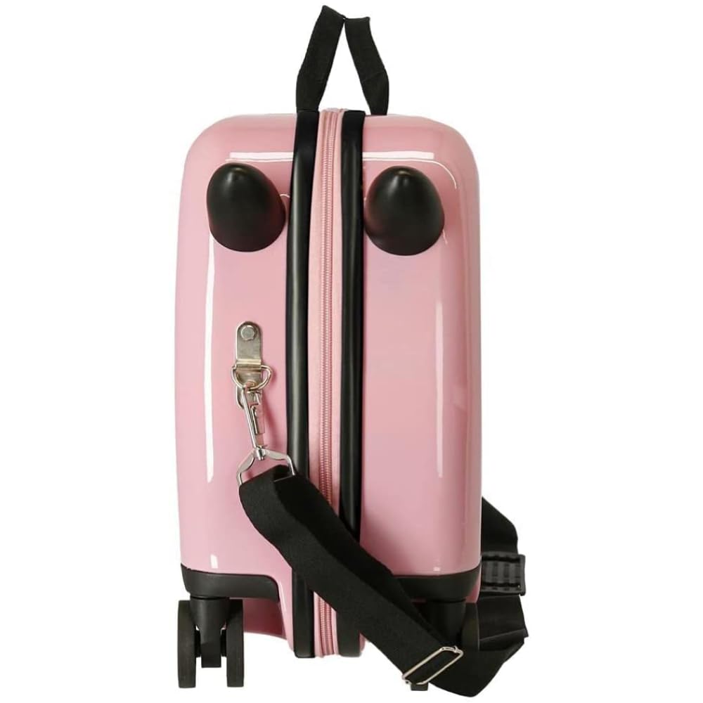 Trolley da viaggio Topolino, Disney, valigia in ABS 50 cm, cavalcabile per bambini, trainabile