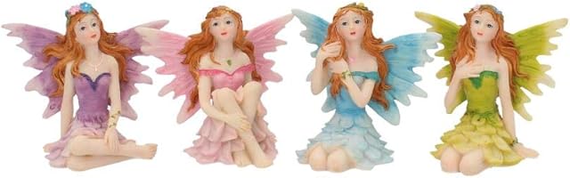 Nemesis Now Glen Whispers Fairy Figurines, 6.5cm ( Set Of 4)