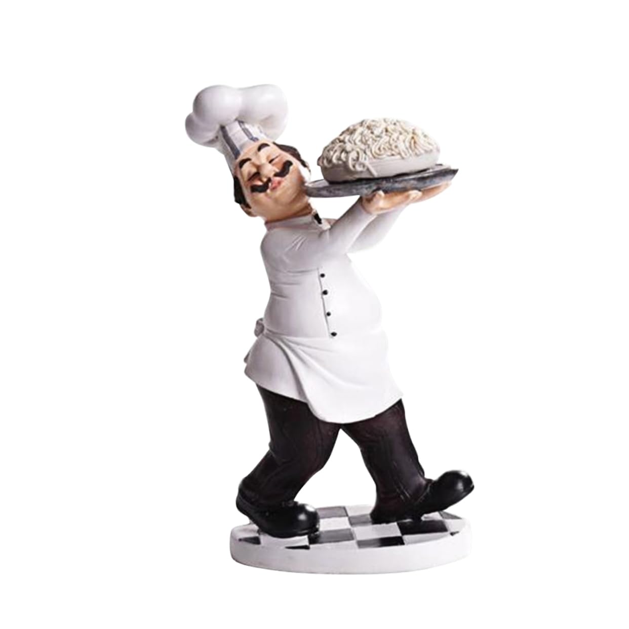 Decorazioni per la casa Decorazioni per la casa Pranzo Decorazione natalizia Tavolo Top Decor Chef Staute Fat Chef Figurine Decorazione Italiana Chef Cucina Decor Bianco Italia Versione