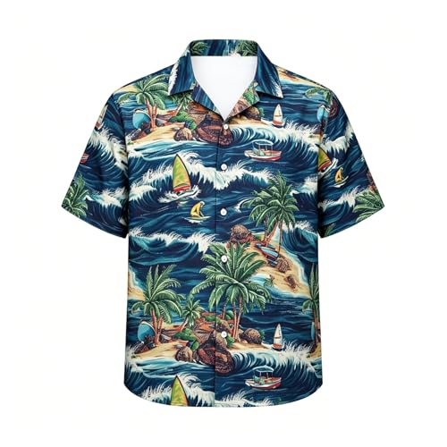 Chemise homme manches courtes de sport et t-shirt grande taille original