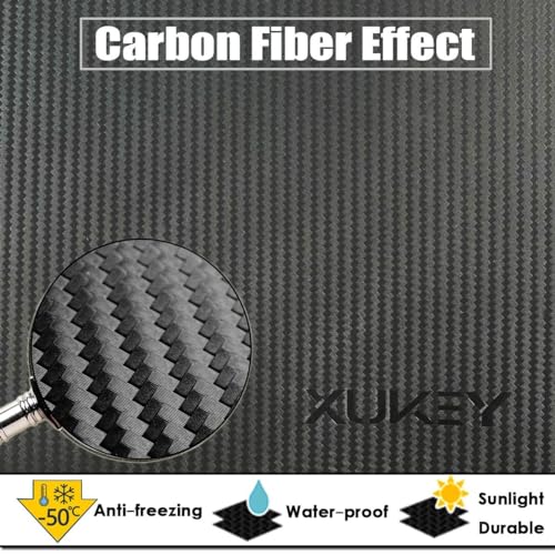 Image of XUKEY 4pcs /Set Universal Carbon Fiber Effect Mudflaps for Car Pickup SUV Van Truck Mud Flaps Splash Guards Mudguards Dirty Traps