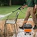 Fold Cordless Electric Pressure Washer w/3.4 Gal Tank 6 Cleaning 7 Pressure 23FT Outlet Pipe 20000mAh Battery Pack 118.3Oz/Min Flow Rate Portable Sprayer Washer for Camping Bikes Car Wheels
