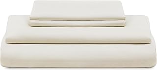 Organic Cotton Queen Sheets Set - 100% GOTS Certified Organic Cotton, Ch...