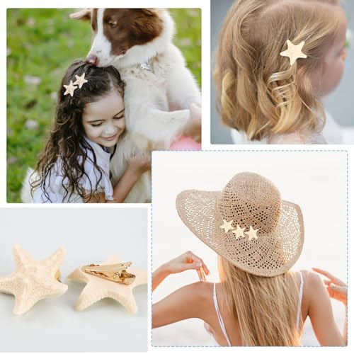 Pinzas Estrella de Mar de Resina y Metal, Pack de 4 miniatura 7