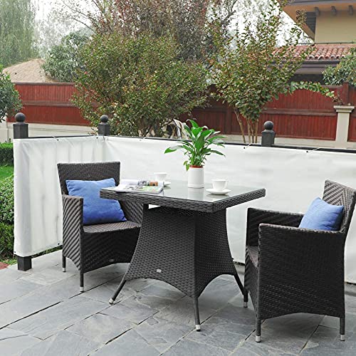 Housse de balcon imperméable pour protéger votre terrasse du vent