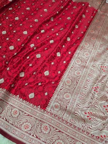 Banarasi Drape gold banarasi silk saree – image 3
