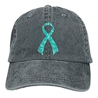 Algopix Similar Product 8 - Ovarian Cancer Awareness Cowboy Hat Cap