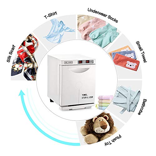 Foto von Y&MoD Handtuch Wärmer Sterilisator Kabinett UV Desinfektion Cabinet,5L Mini Professionelle Sterilisationsmaschine Kompressenwärmer für Salon,Spa,Home
