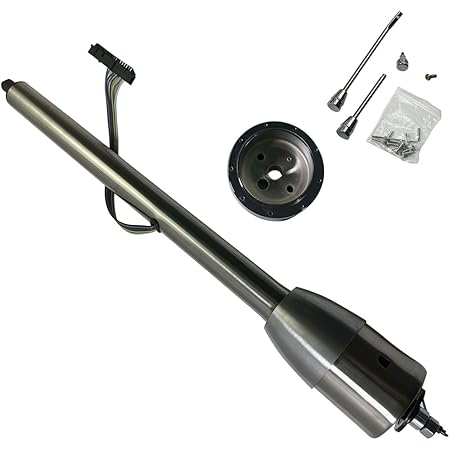 Helix 33" Chrome Steering Column Automatic With Built In Ignition Switch Johnnyl - Foto 3