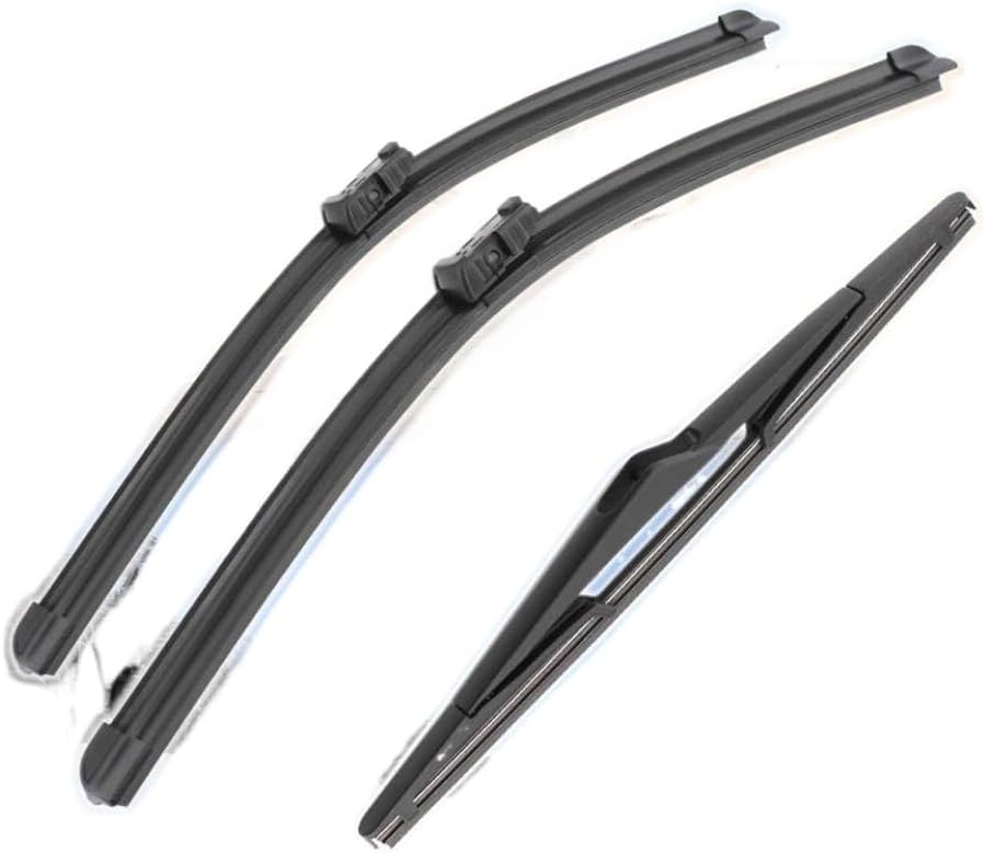 3 III RS Turnier Wiper Set 28 Inch + 28 Inch + 12 Inch Front Rear Windshield Wipers Compatible With 2011-2017 Models