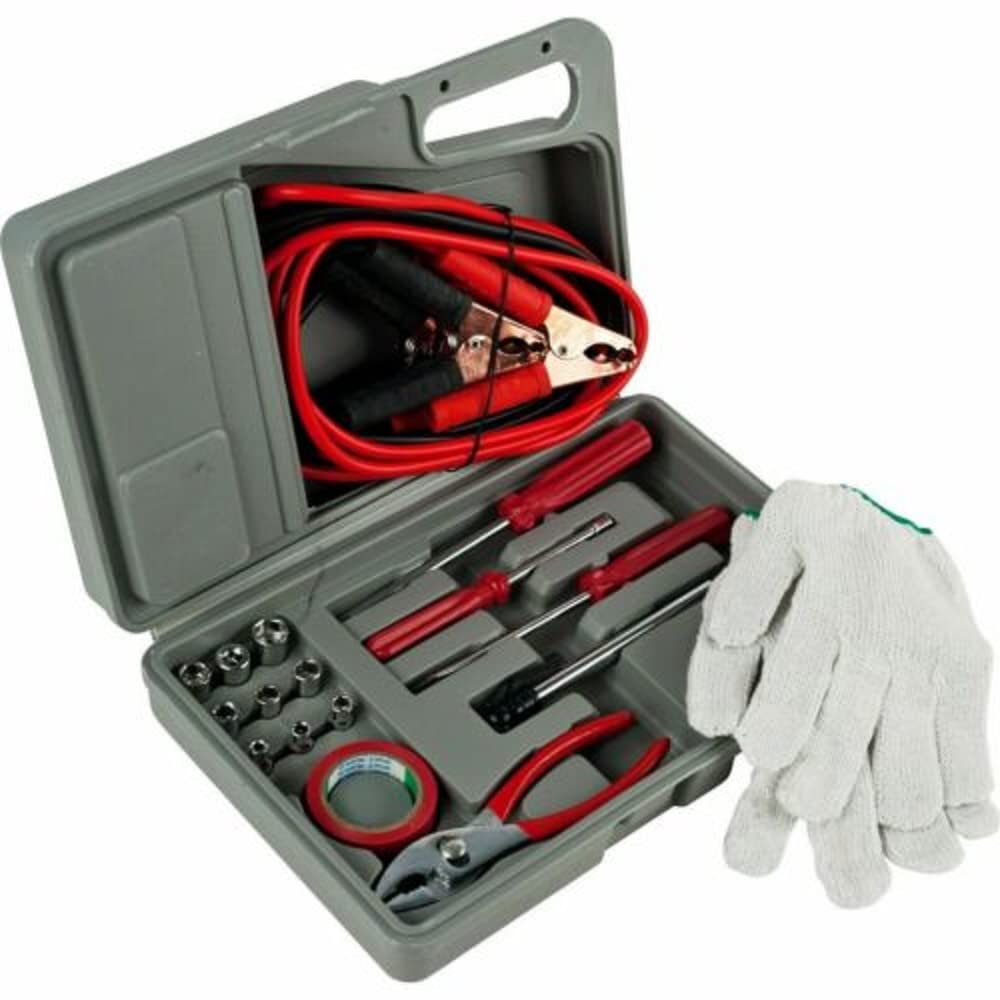 30 Piece Roadside Emergency Auto and Tool Kit