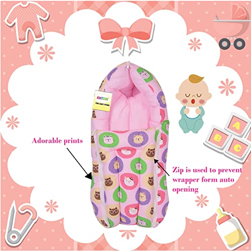 Image of Kwitchy New Born Baby Bedding Set Essential Combo Pack (0-6 Months) (4PCS Set)