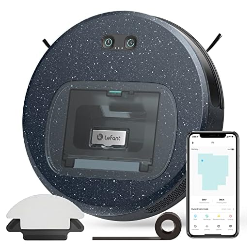 Lefant Robot Vacuum Cleaner(Slim), 4500Pa Suction & 150 Mins Runtime Vacuum Robot, 2.7inch Super Thin Robot with 600ml Dust Bin, F1 Robot Vacuum and Mop, Tangle-Free, Ideal for Pet Hair, Floor