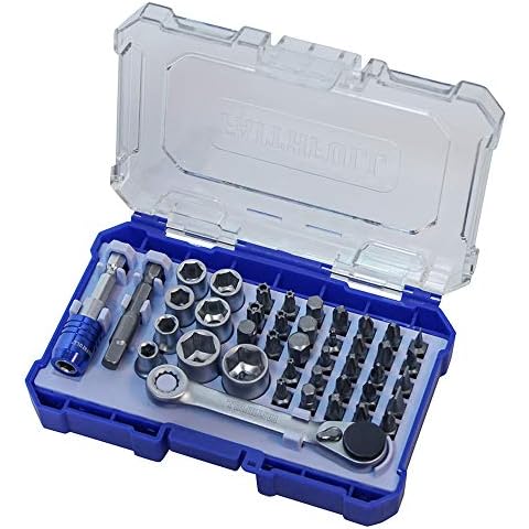 Faithfull 42 Piece Screwdriver Bit and Socket Set Cover