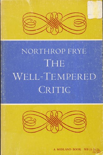 The well-tempered critic B0007GVNXK Book Cover