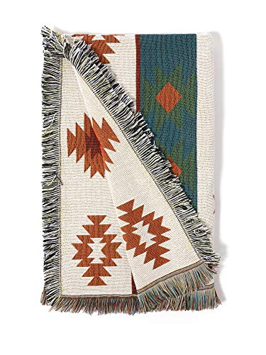 Sonemone Aztec Throw Blanket Native American Blankets Vintage Throws Cover For Couch Chair Sofa Bed Outdoor Beach Travel 50"X60", Multicolor #TOP8