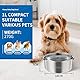 RYAKKA 1L Wassernapf Hund Ohne Sabbern Edelstahl Reisenäpfe No Spill Drinking Bowl, Leak-Proof Slow Feeder Hundenäpfe für kleine und mittel Hunde und Katzen