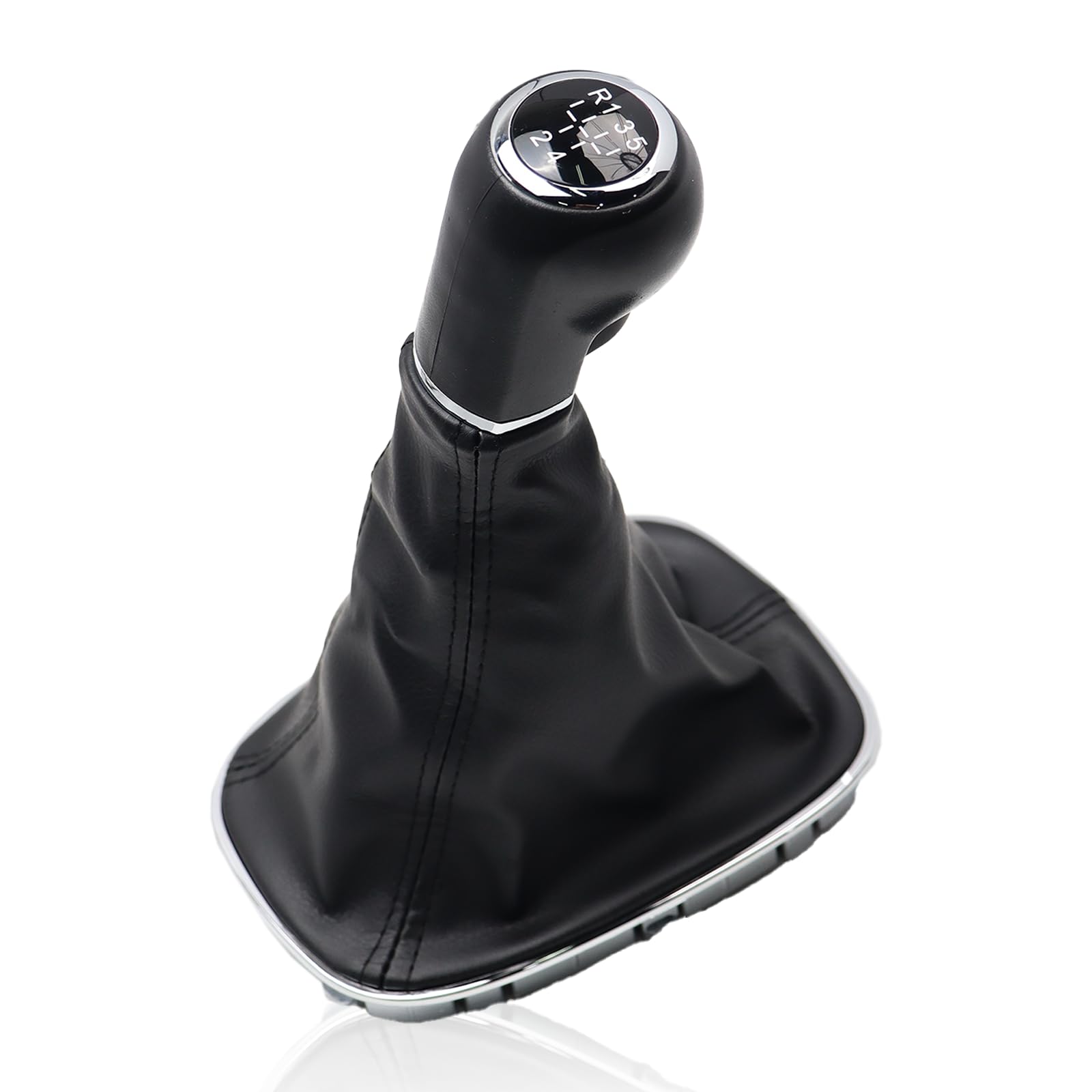 Pomello del cambio a 5 velocità 009140093 per Opel Corsa D 2006-2014 Corsa E 2014-2019 19276456 Nero