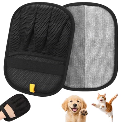 Bumilily Pet Hair Removal Glove for Cats and Dogs - Electrostatic Pet Hair Remover Glove, Reusable Brush Pet Hair Remover for Couch, Carpet, Car Seat & Laundry（1PCS）